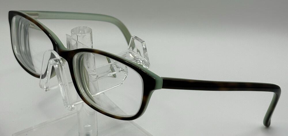 Bulova Ixtapa Eyeglasses Havana Mint Green Cat Eye 53-16-140